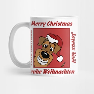 Airedale Terrier Christmas Mug